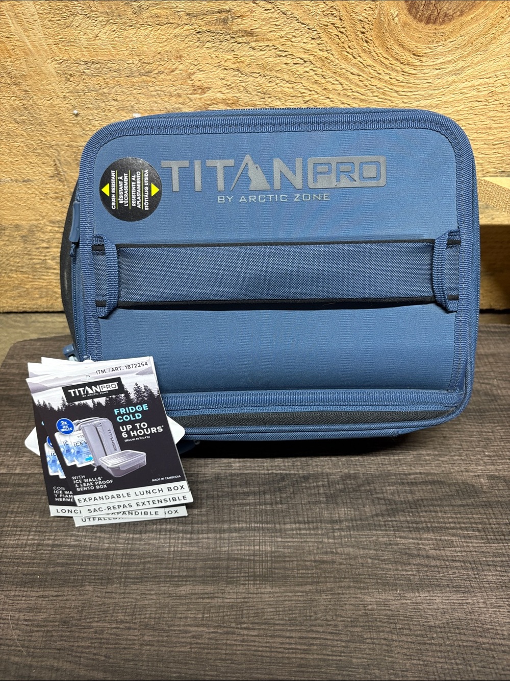 TITAN PRO by Arctic Zone Expandable Lunch Box - Blue